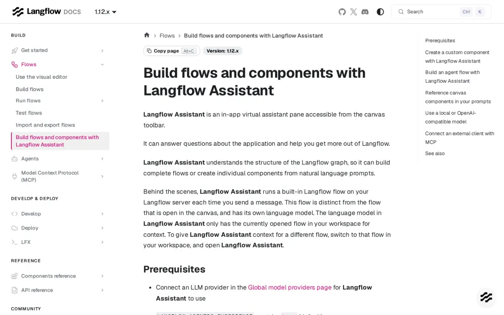 Docs of Langflow