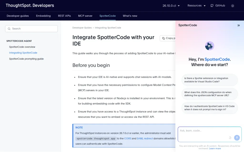 Docs of ThoughtSpot