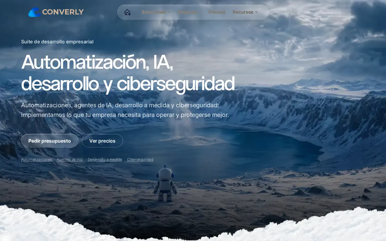 Screenshot of Converly