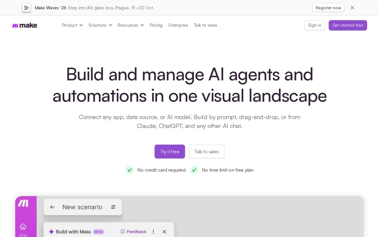 Screenshot of Make