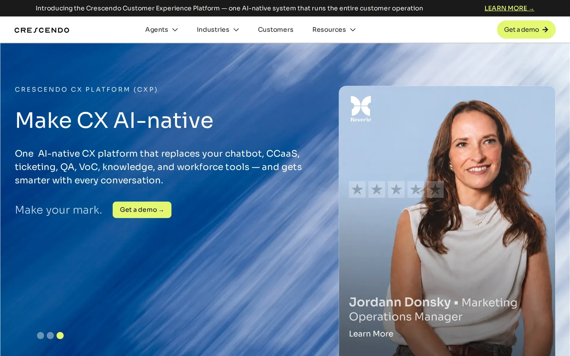 Screenshot of Crescendo