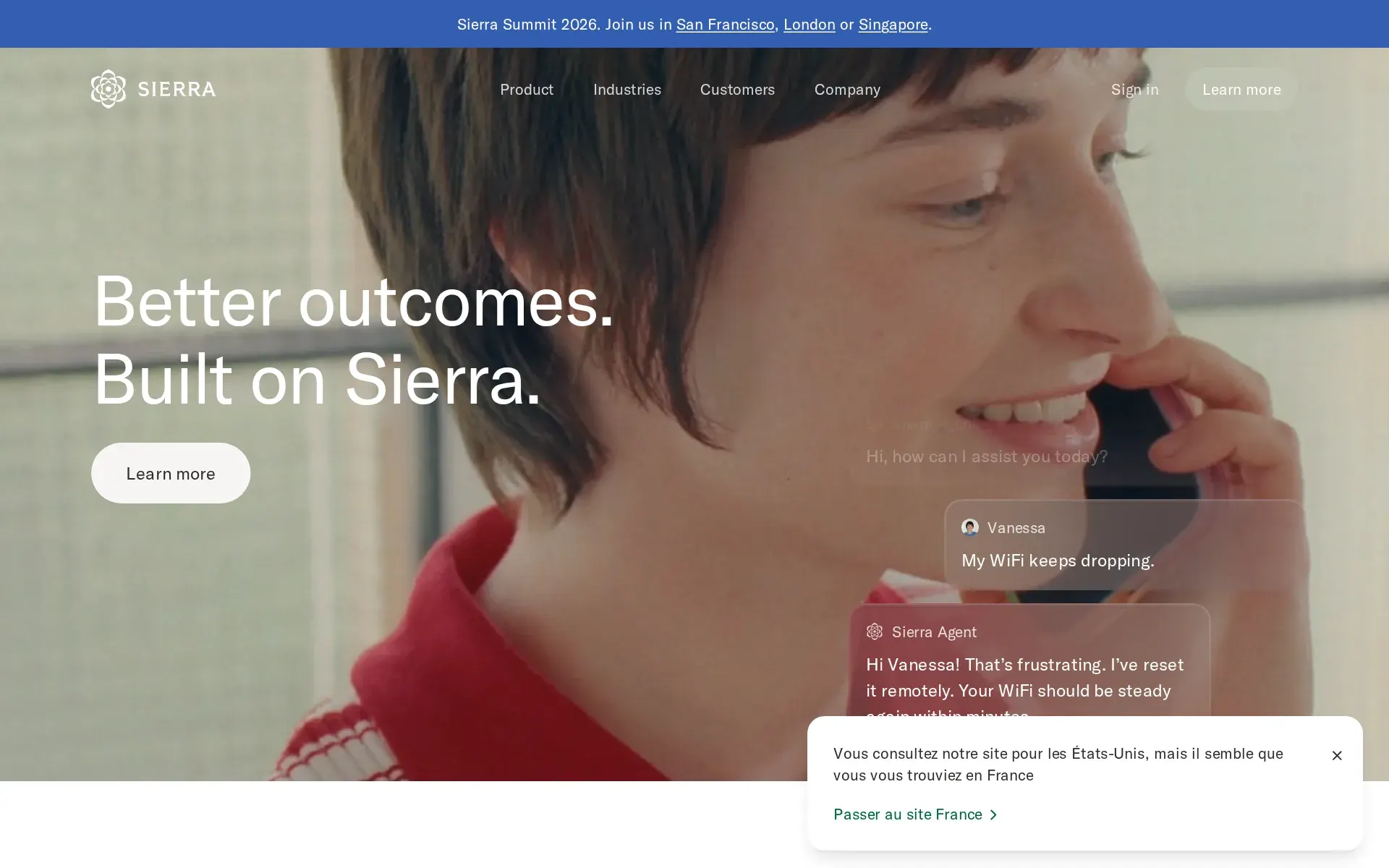 Screenshot of Sierra