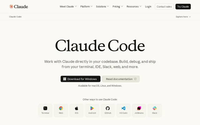 Screenshot of Claude Code